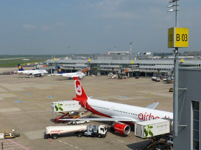Air traffic aircraft departure photo