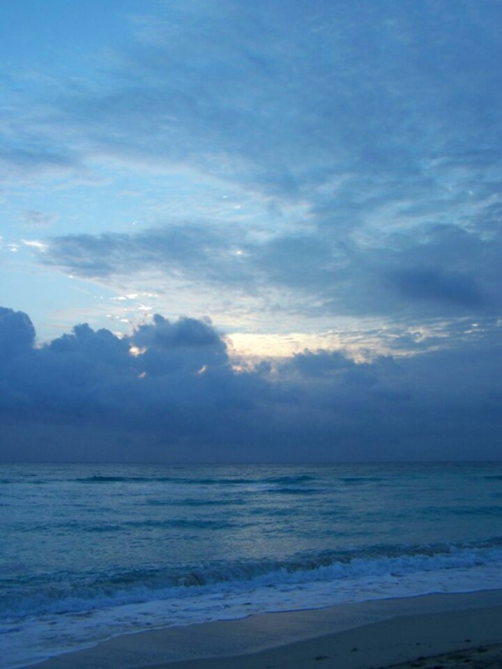 Clouds florida shore