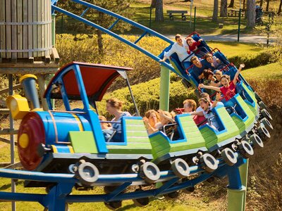 Amusement park the creusot coaster photo