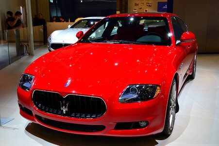Car auto show handsome