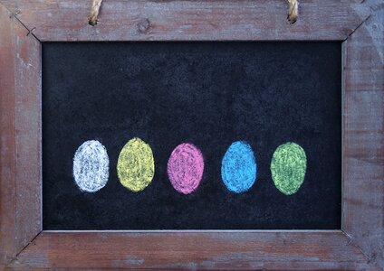 Color painted board