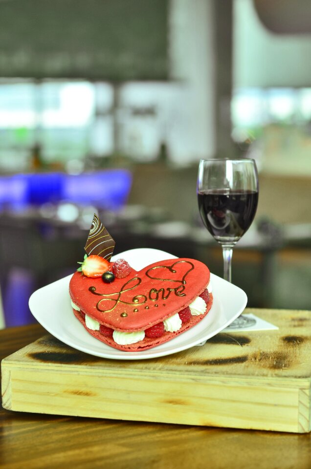 Macaroon romantic pastry