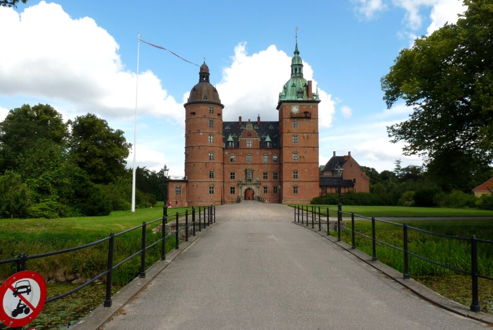 Castle landmark danish
