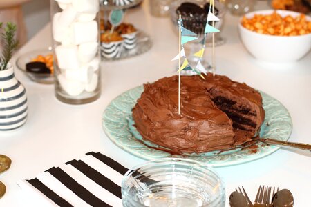 Glass cutlery cake server