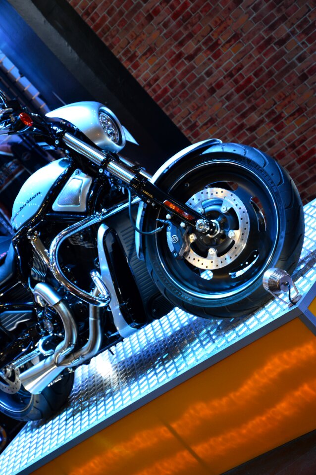Black car auto show