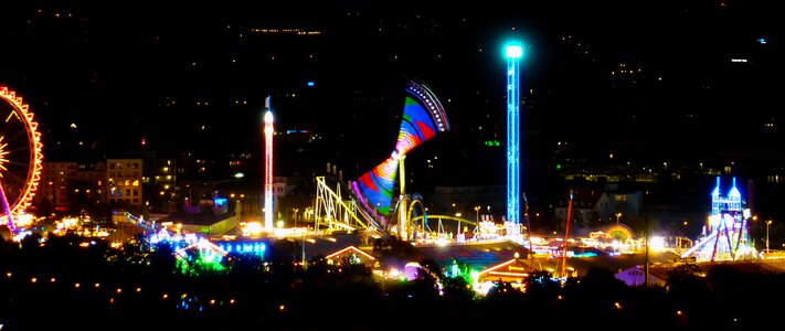 Folk festival evening night photograph