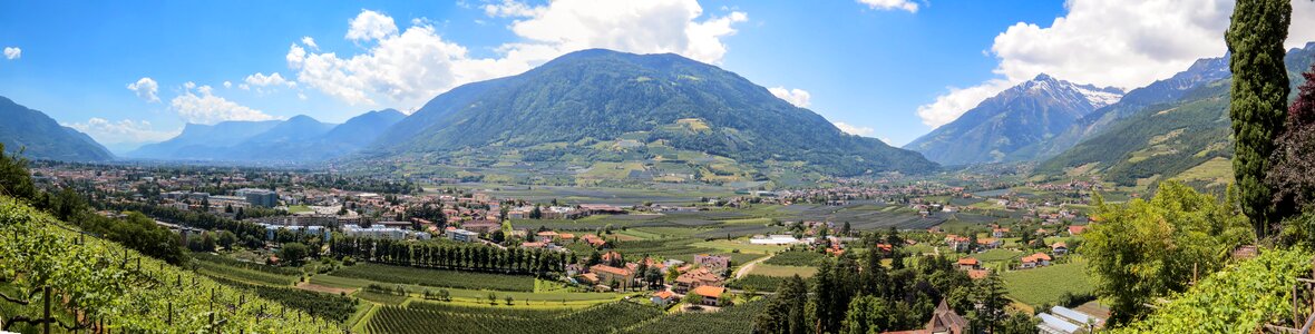 Meran panorama landscape photo