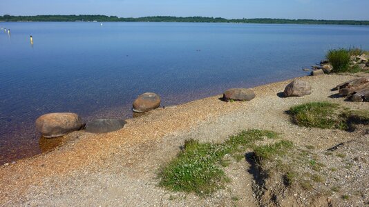 Summer swim landscape