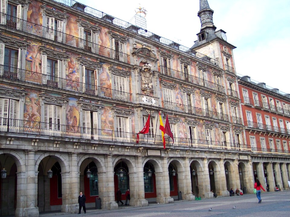 Main square madrid spain