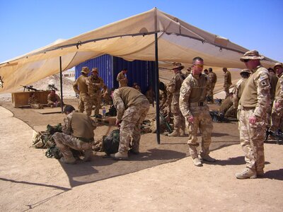 Military brown training