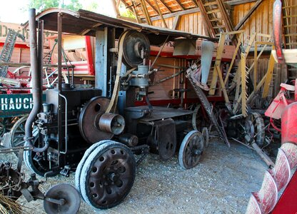 Antique old tractor oldtimer