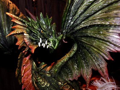 Green fictional animal