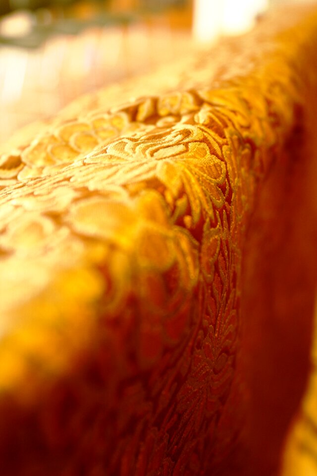 Orange since blanket