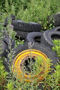 Pollution recycling tires