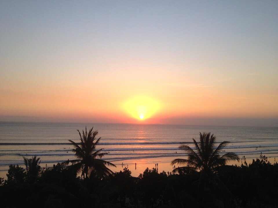 Bali sunset beach