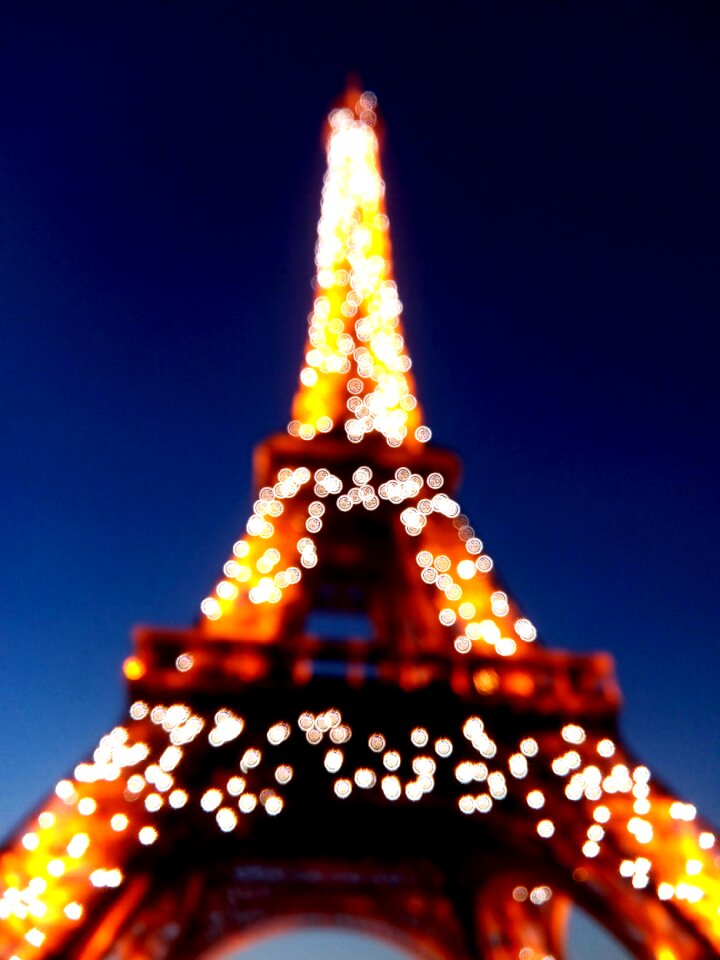 Blurred colorful effect