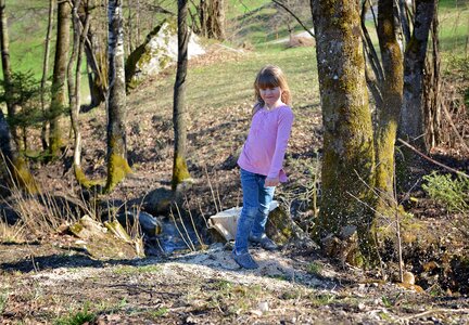 Blond out nature photo