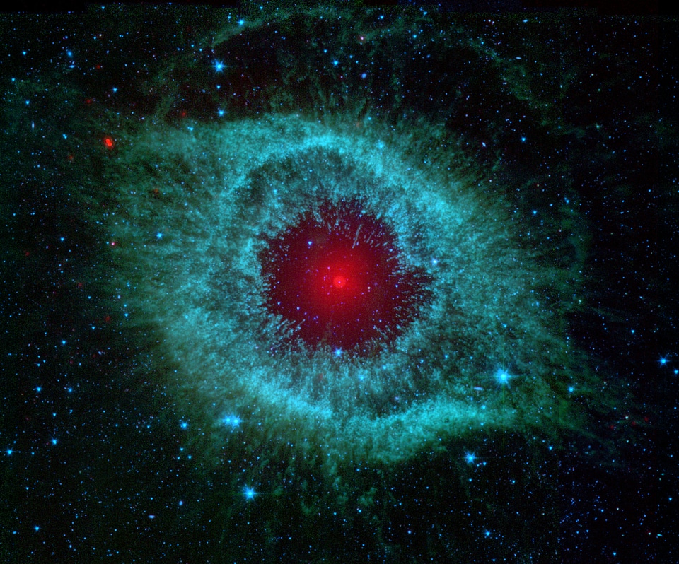 Constellation aquarius starry sky space