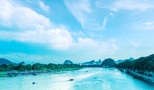 Guilin the li river summer