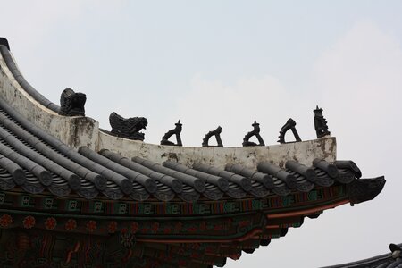 Traditional houses sky