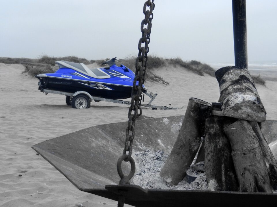 Fire water scooter blue