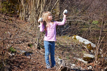 Nature stones forest photo