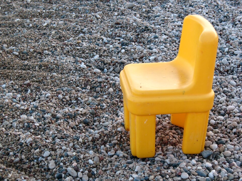 Yellow chair vacation