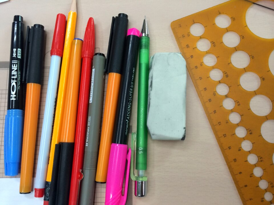 Now handwriting tools pencil
