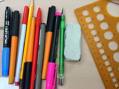 Now handwriting tools pencil