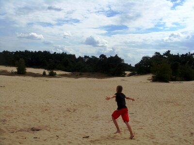 Sand drifts merry happy