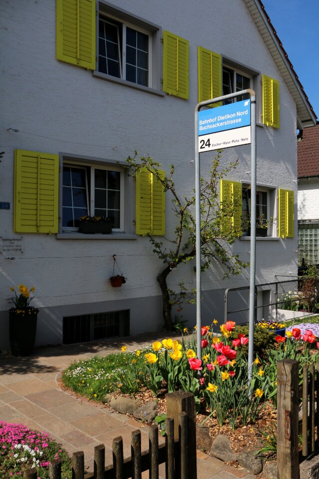 House garden bus stop