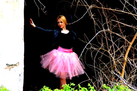 Ballerina doll tutu pink