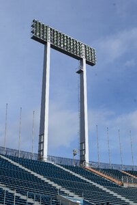 Football spotlight lighting pole