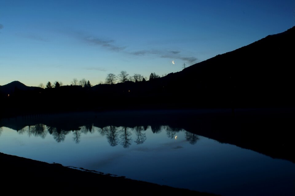 Sunrise mirroring nature