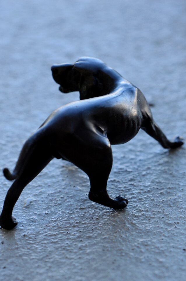 Dog sculpture figure