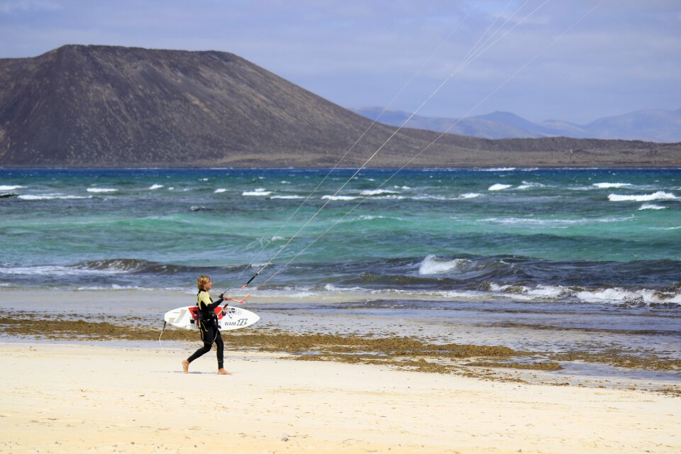 Sport kitesurfing kite