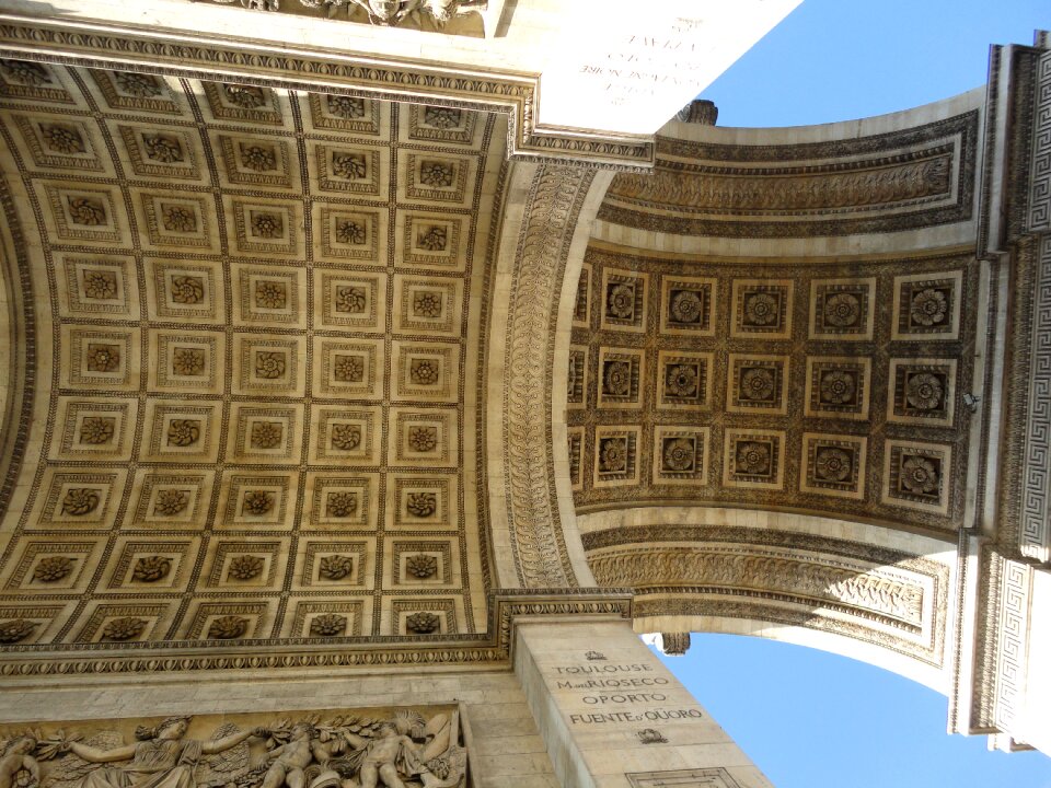 Champs elysees avenue ceiling dome