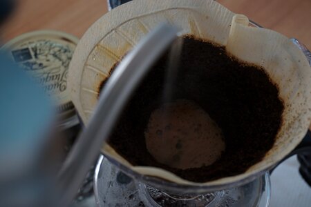Drip coffee americano bean photo