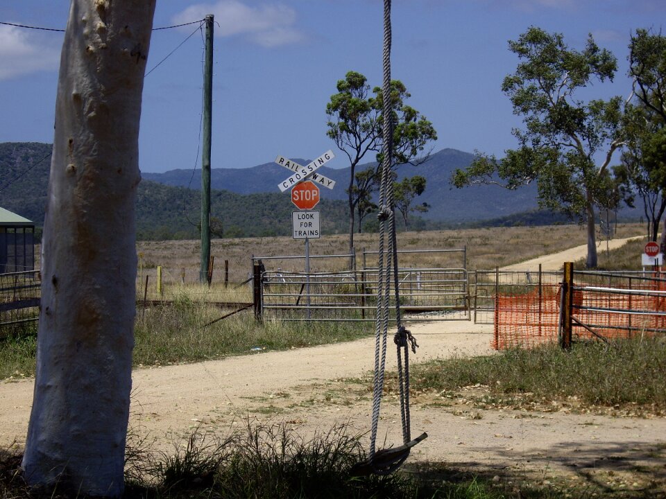 Landscape train station