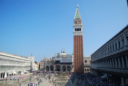 Saint mark's square campanile italy photo