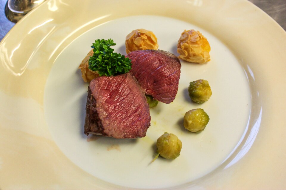 Gourmet menu restaurant