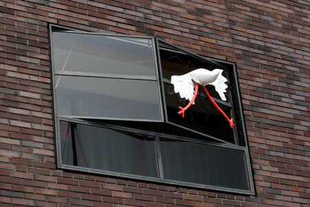 Street scene center stork