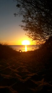 Sunset beach sun