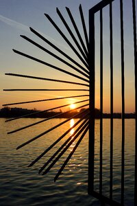 Danube sunrise architecture
