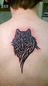 Tattooed artist design
