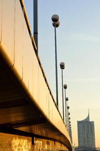 Rich bridge sunrise architecture