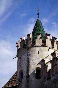 Monastery fortress battlements photo