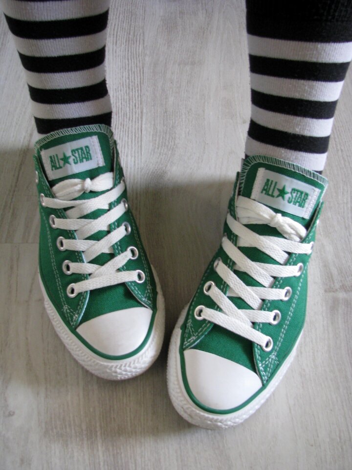 Chucks shoes stripes