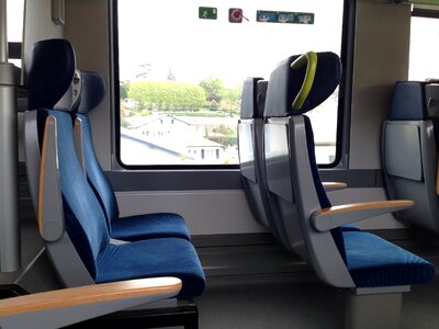 Zugfahrt travel empty