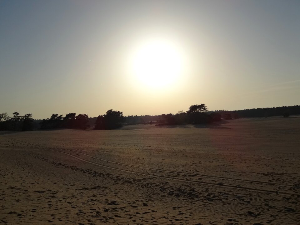Landscape sunset air